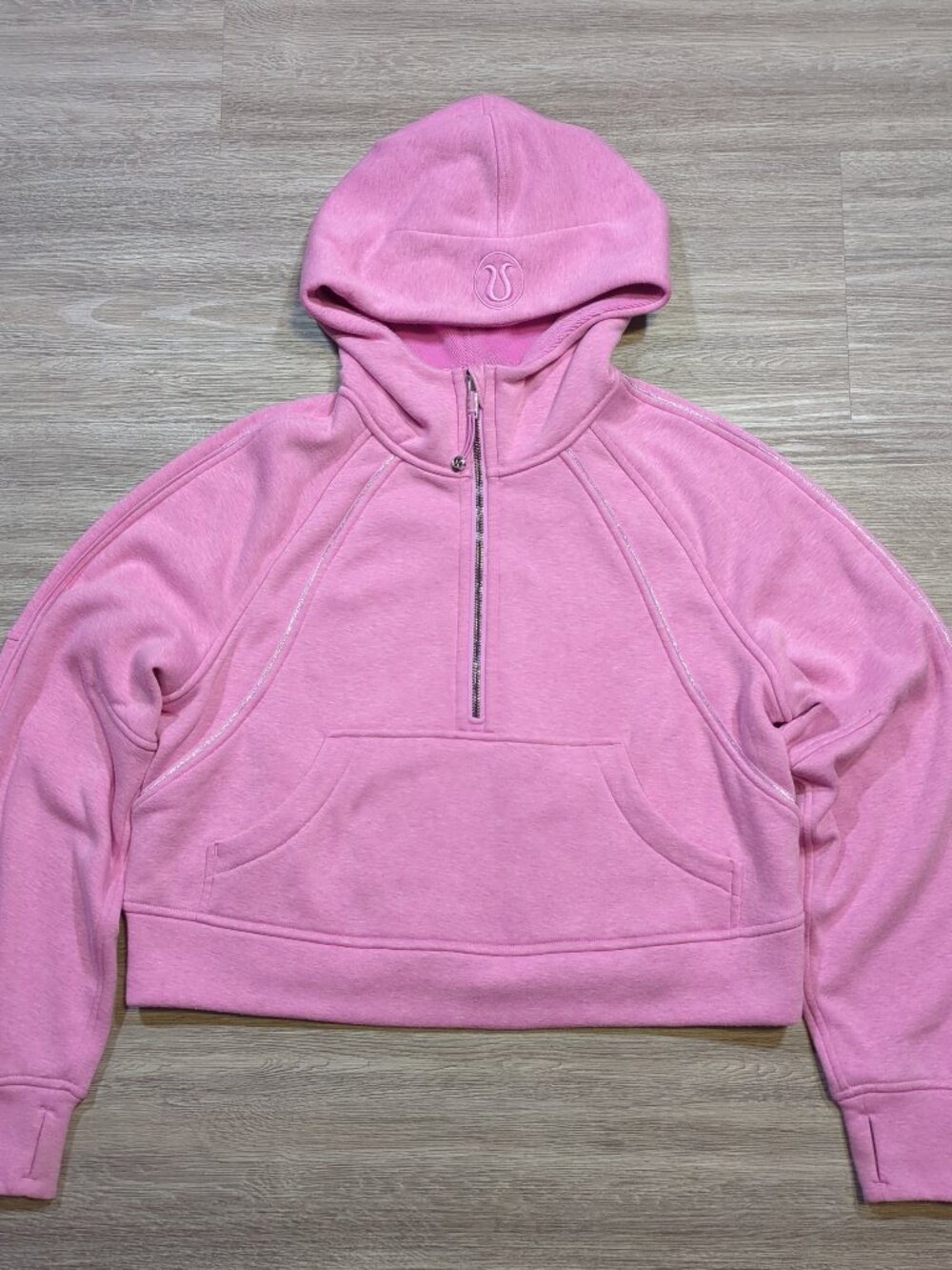 Lululemon Scuba Oversized Half-Zip Hoodie XS / S Plush Heathered Dahlia Mauve